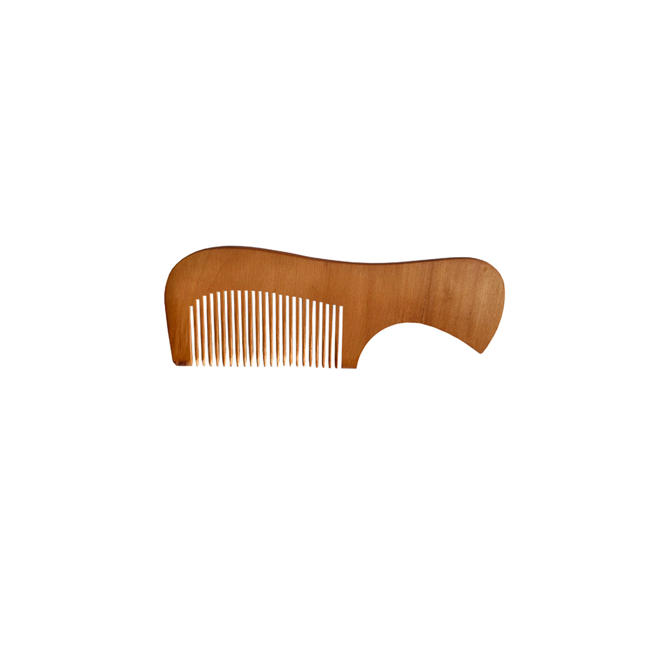 Peineta de madera natural allpaka